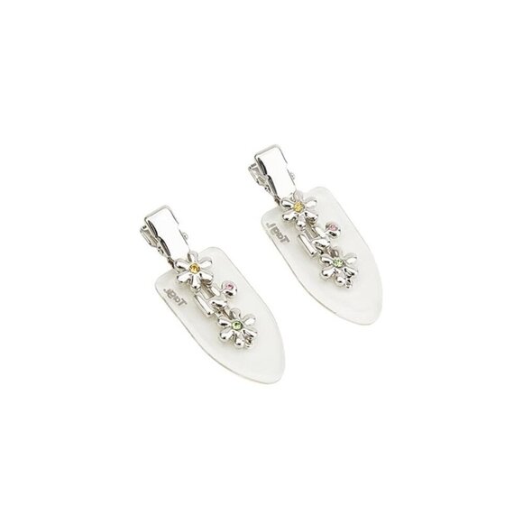 Metal Floret Hair Clips 2 Pack Zinc Alloy Hair Accessories for Thick Hair main image 4